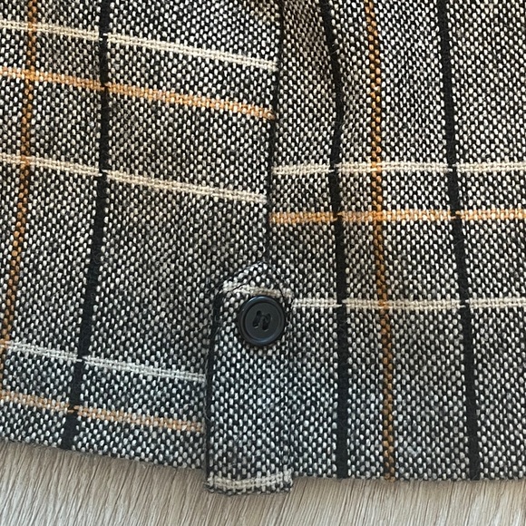 Charlotte Russe Tartan Wool Blend Mini Sz 11 - Picture 5 of 8